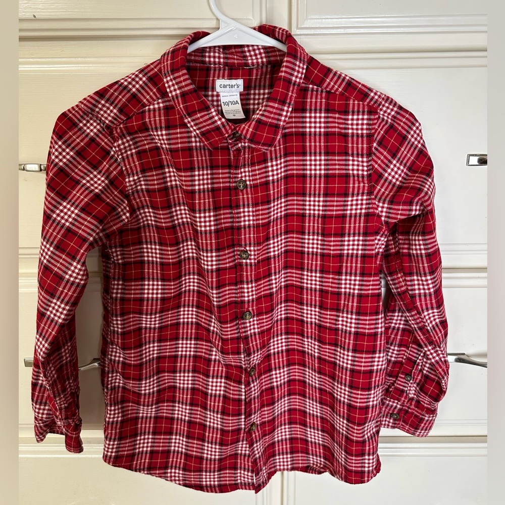 Boys plaid shirt